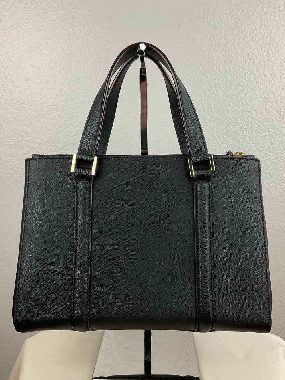 Kate Spade Newbury Lane Loden structured black‎ handbag - Picture 2 of 14